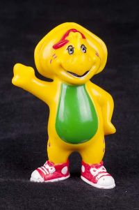 Barney the Dinosaur Waving BJ Friend PVC Figure Lyons Group 1996